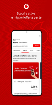 Herunterladen My Vodafone Italia Werkzeuge für Android Bildschirmfoto 5