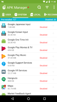 Herunterladen APK Manager Werkzeuge für Android Bildschirmfoto 6
