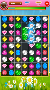 Herunterladen Diamond Rush Puzzle-Spiele für Android Bildschirmfoto 2