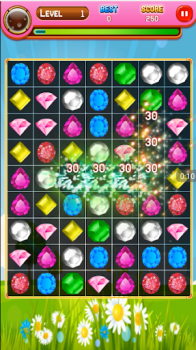 Herunterladen Diamond Rush Puzzle-Spiele für Android Bildschirmfoto 4