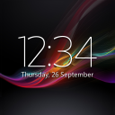 Herunterladen  Digital Clock Widget Xperia