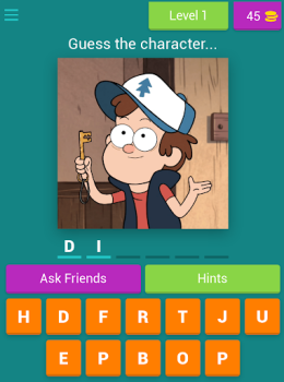 Herunterladen Gravity Falls GAME Wort-Spiele für Android Bildschirmfoto 7