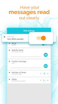 Herunterladen Caller Name and Message Announcer Werkzeuge für Android Bildschirmfoto 3