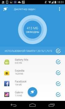 Herunterladen Task Cleaner Werkzeuge für Android Bildschirmfoto 2