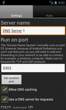 Herunterladen DNS Server Werkzeuge für Android Bildschirmfoto 2