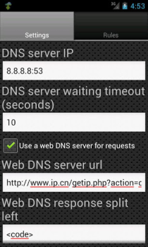 Herunterladen DNS Server Werkzeuge für Android Bildschirmfoto 3