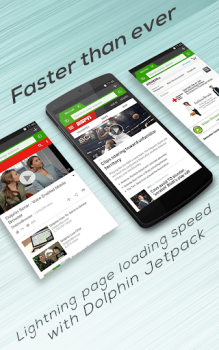 Herunterladen Dolphin Jetpack - Fast & Flash Kommunikation für Android Bildschirmfoto 6