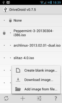 Herunterladen DriveDroid Werkzeuge für Android Bildschirmfoto 4