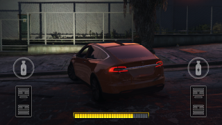 Herunterladen Model X Tesla Car Parking Game Simulatoren für Android Bildschirmfoto 4