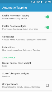 Herunterladen Automatic Tapping—Auto Clicker Werkzeuge für Android Bildschirmfoto 5