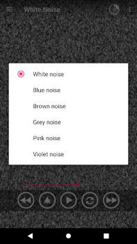 Herunterladen White Noise For Sleep. Generator for Tinnitus Gesundheit & Fitness für Android Bildschirmfoto 2