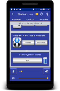 Herunterladen Bluetooth Audio Widget Battery Wirtschaft für Android Bildschirmfoto 3