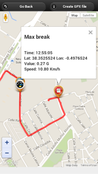 Herunterladen Car Performance Meter, speedom Karten & Navigation für Android Bildschirmfoto 5