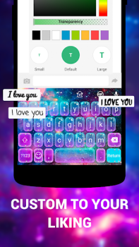 Herunterladen Keyboard - Emoji, Emoticons Arbeit für Android Bildschirmfoto 3
