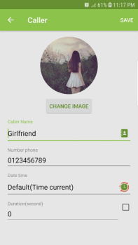 Herunterladen Fake Call and Sms Unterhaltung für Android Bildschirmfoto 4