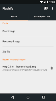 Herunterladen Flashify (for root users) Werkzeuge für Android