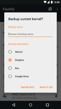 Herunterladen Flashify (for root users) Werkzeuge für Android Bildschirmfoto 4