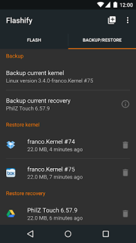 Herunterladen Flashify (for root users) Werkzeuge für Android Bildschirmfoto 7
