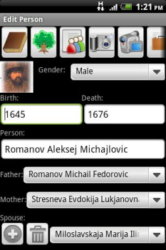 Herunterladen Der Stammbaum der Familie Soziales für Android Bildschirmfoto 2