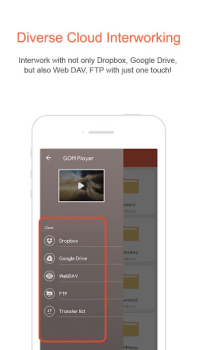 Herunterladen GOM Player Video-Player und -Editoren für Android Bildschirmfoto 3