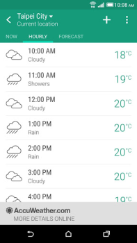 Herunterladen HTC Wetter Wetter für Android Bildschirmfoto 2