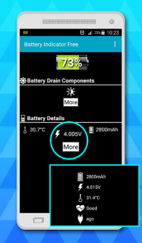 Herunterladen Batterieanzeige Werkzeuge für Android Bildschirmfoto 3