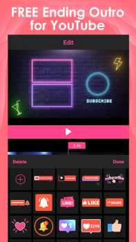 Herunterladen Intro Maker -video intro outro Video-Player und -Editoren für Android Bildschirmfoto 5