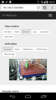 Herunterladen IP Webcam Video-Player und -Editoren für Android Bildschirmfoto 3
