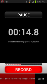 Herunterladen iRig Recorder FREE Musik und Audio für Android Bildschirmfoto 2