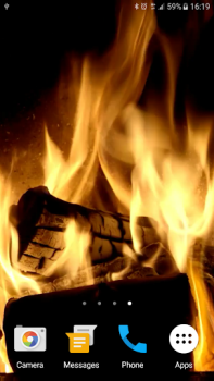 Herunterladen Feuerstelle Live-Hintergründe Personalisierung für Android Bildschirmfoto 2