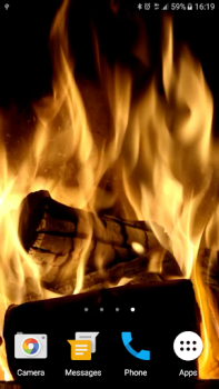 Herunterladen Feuerstelle Live-Hintergründe Personalisierung für Android Bildschirmfoto 3