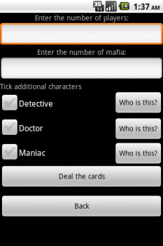 Herunterladen Mafia (party game) Unterhaltung für Android Bildschirmfoto 2