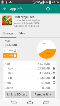 Herunterladen Link2SD Werkzeuge für Android Bildschirmfoto 2