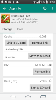 Herunterladen Link2SD Werkzeuge für Android Bildschirmfoto 3