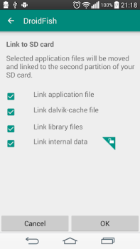 Herunterladen Link2SD Werkzeuge für Android Bildschirmfoto 5