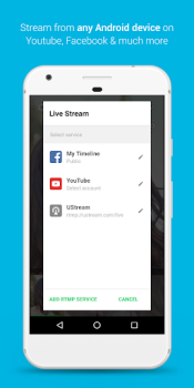 Herunterladen ManyCam - Easy live streaming Unterhaltung für Android Bildschirmfoto 2