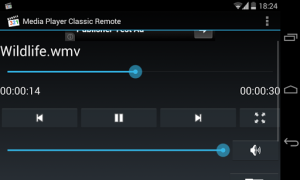 Herunterladen Media Player Classic Remote Video-Player und -Editoren für Android Bildschirmfoto 2