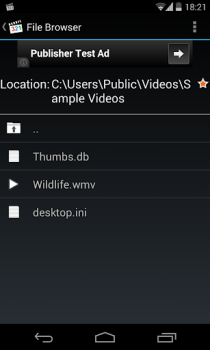 Herunterladen Media Player Classic Remote Video-Player und -Editoren für Android Bildschirmfoto 4