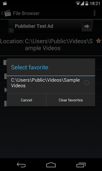 Herunterladen Media Player Classic Remote Video-Player und -Editoren für Android Bildschirmfoto 5