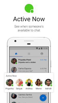 Herunterladen Facebook Messenger Lite Kommunikation für Android Bildschirmfoto 6