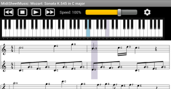 Herunterladen Midi Sheet Music Musik und Audio für Android Bildschirmfoto 2