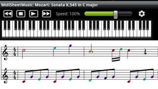 Herunterladen Midi Sheet Music Musik und Audio für Android Bildschirmfoto 6