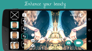 Herunterladen Mirror Selfie Camera + Video Foto für Android Bildschirmfoto 5