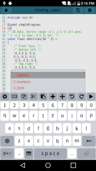 Herunterladen Mobile C [ C/C++ Compiler ] Bildung für Android Bildschirmfoto 3