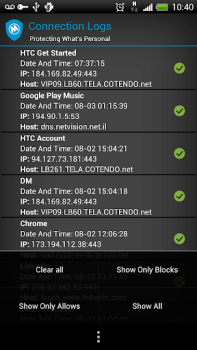 Herunterladen Mobiwol: NoRoot Firewall Werkzeuge für Android Bildschirmfoto 4