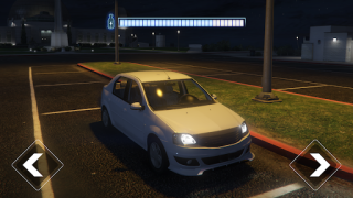 Herunterladen Renault Logan Car Driving Game Rennen für Android Bildschirmfoto 2