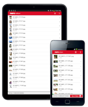 Herunterladen Nero AirBurn Daten auf CD&DVD Video-Player und -Editoren für Android Bildschirmfoto 3