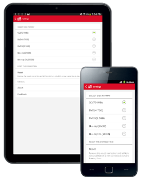 Herunterladen Nero AirBurn Daten auf CD&DVD Video-Player und -Editoren für Android Bildschirmfoto 4