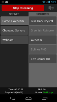 Herunterladen OBS Remote Video-Player und -Editoren für Android Bildschirmfoto 2