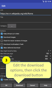 Herunterladen Offline Browser Kommunikation für Android Bildschirmfoto 3